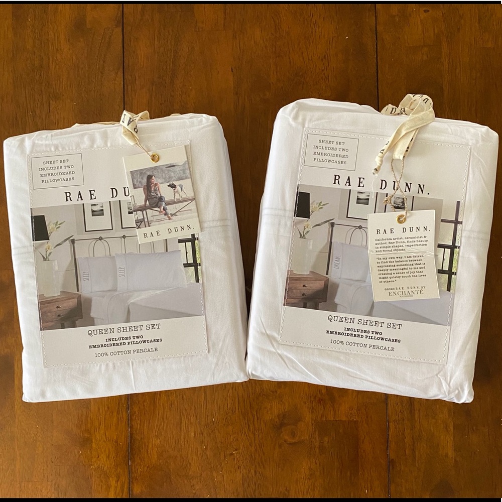 Rae Dunn Sheet Set